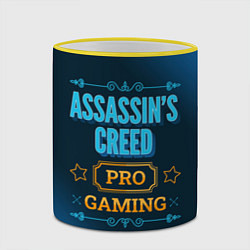 Кружка 3D Игра Assassins Creed: PRO Gaming, цвет: 3D-желтый кант — фото 2