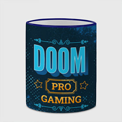 Кружка 3D Игра Doom: pro gaming, цвет: 3D-синий кант — фото 2