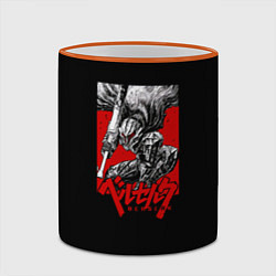 Кружка 3D Берсерк Гатс Постер, цвет: 3D-оранжевый кант — фото 2