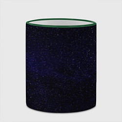 Кружка 3D Молчаливые космические дали, цвет: 3D-зеленый кант — фото 2