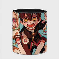 Кружка 3D Toilet Bound Hanako kun team, цвет: 3D-белый + черный — фото 2
