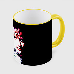 Кружка 3D Bloodflowers - The Cure, цвет: 3D-желтый кант