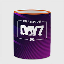 Кружка 3D DayZ gaming champion: рамка с лого и джойстиком на, цвет: 3D-оранжевый кант — фото 2