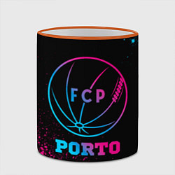 Кружка 3D Porto - neon gradient, цвет: 3D-оранжевый кант — фото 2