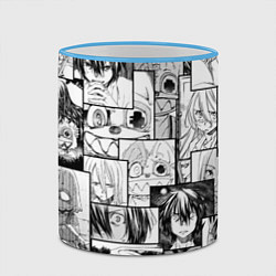 Кружка 3D Глейпнир паттерн, цвет: 3D-небесно-голубой кант — фото 2