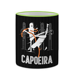 Кружка 3D Capoeira - duel, цвет: 3D-светло-зеленый кант — фото 2