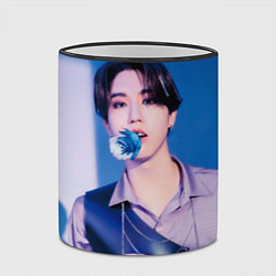 Кружка 3D Stray Kids 2nd World Tour Maniac Han, цвет: 3D-черный кант — фото 2
