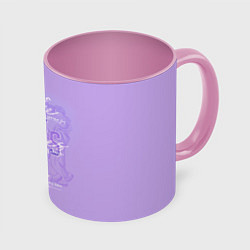 Кружка 3D BTS live goes on, цвет: 3D-белый + розовый