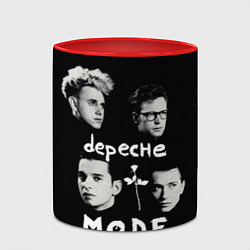 Кружка 3D Depeche Mode portrait, цвет: 3D-белый + красный — фото 2