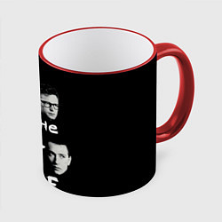 Кружка 3D Depeche Mode portrait, цвет: 3D-красный кант
