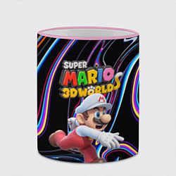 Кружка 3D Super Mario 3D World - Video game - Nintendo, цвет: 3D-розовый кант — фото 2