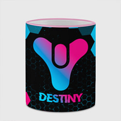 Кружка 3D Destiny - neon gradient, цвет: 3D-розовый кант — фото 2