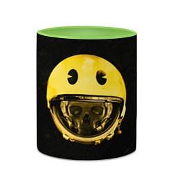 Кружка 3D Space pac-man, цвет: 3D-белый + светло-зеленый — фото 2