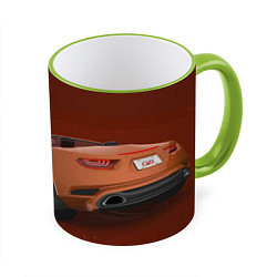 Кружка 3D Buick wild cat - concept, цвет: 3D-светло-зеленый кант