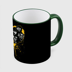 Кружка 3D Wu-Tang Clan paint, цвет: 3D-зеленый кант