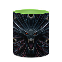 Кружка 3D Scream alien monster, цвет: 3D-белый + светло-зеленый — фото 2