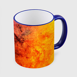 Кружка 3D Corrosion, цвет: 3D-синий кант