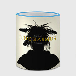 Кружка 3D Best of 2001 - 2009 The Rasmus, цвет: 3D-небесно-голубой кант — фото 2