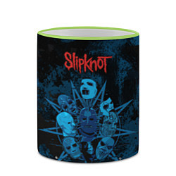 Кружка 3D Slipknot blue, цвет: 3D-светло-зеленый кант — фото 2