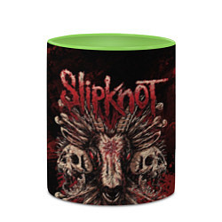 Кружка 3D Horror Slipknot, цвет: 3D-белый + светло-зеленый — фото 2