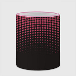 Кружка 3D Неоновые груги, цвет: 3D-розовый кант — фото 2