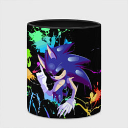 Кружка 3D Sonic Exe - Hedgehog - video game, цвет: 3D-белый + черный — фото 2