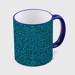 Кружка 3D Водяные волны - паттерн, цвет: 3D-синий кант