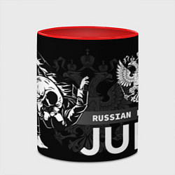 Кружка 3D Judo Russian Federation, цвет: 3D-белый + красный — фото 2