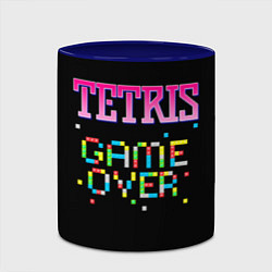 Кружка 3D Tetris - Game Over, цвет: 3D-белый + синий — фото 2