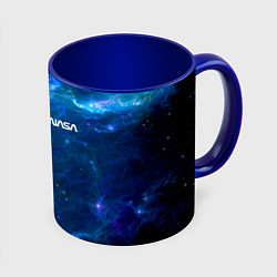 Кружка 3D Бескрайний космос - Nasa, цвет: 3D-белый + синий