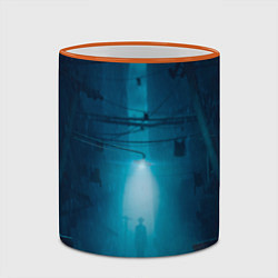 Кружка 3D Little Nightmare, цвет: 3D-оранжевый кант — фото 2