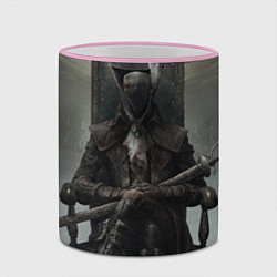 Кружка 3D Bloodborne охотник, цвет: 3D-розовый кант — фото 2