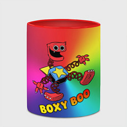 Кружка 3D Project Playtime: Boxy Boo, цвет: 3D-белый + красный — фото 2