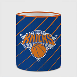 Кружка 3D Нью-Йорк Никс - НБА, цвет: 3D-оранжевый кант — фото 2