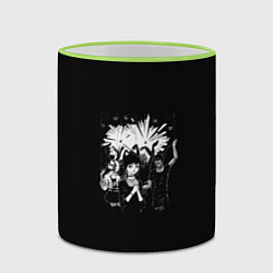 Кружка 3D Pyrokinesis - Корми демонов по расписанию, цвет: 3D-светло-зеленый кант — фото 2