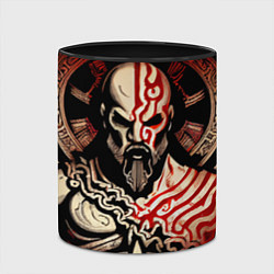 Кружка 3D Кратос кельтский, цвет: 3D-белый + черный — фото 2