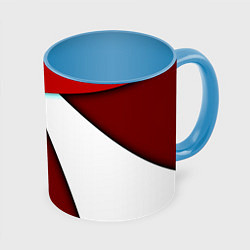 Кружка цветная Спортивная геометрия