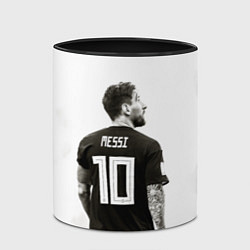 Кружка 3D 10 Leo Messi, цвет: 3D-белый + черный — фото 2