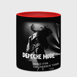 Кружка 3D Depeche Mode - Music for the Masses tour, цвет: 3D-белый + красный — фото 2