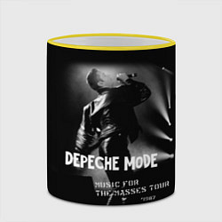 Кружка 3D Depeche Mode - Music for the Masses tour, цвет: 3D-желтый кант — фото 2