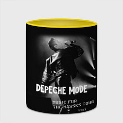 Кружка 3D Depeche Mode - Music for the Masses tour, цвет: 3D-белый + желтый — фото 2