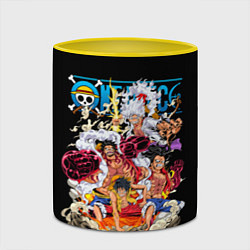 Кружка 3D One Piece all, цвет: 3D-белый + желтый — фото 2