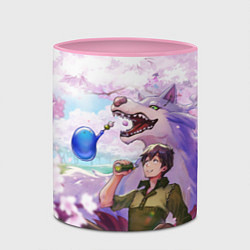 Кружка 3D Кулинарные скитания в параллельном мире, цвет: 3D-белый + розовый — фото 2