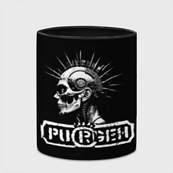 Кружка 3D Пурген киберпанк, цвет: 3D-белый + черный — фото 2