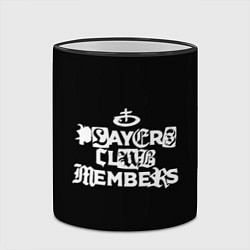 Кружка 3D Obladaet - players club members надпись, цвет: 3D-черный кант — фото 2