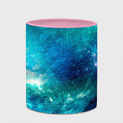 Кружка 3D Звёздная Вселенная, цвет: 3D-белый + розовый — фото 2