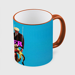 Кружка 3D Tyler, The Creator Collage, цвет: 3D-оранжевый кант