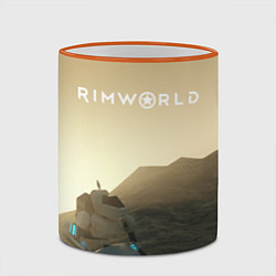 Кружка 3D RimWorld game, цвет: 3D-оранжевый кант — фото 2