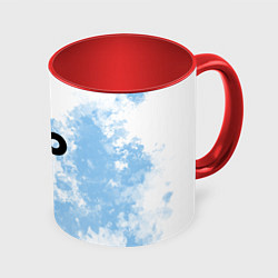 Кружка 3D Cloud9 Облачный, цвет: 3D-белый + красный