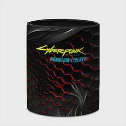 Кружка 3D Cyberpunk 2077 phantom liberty, цвет: 3D-белый + черный — фото 2